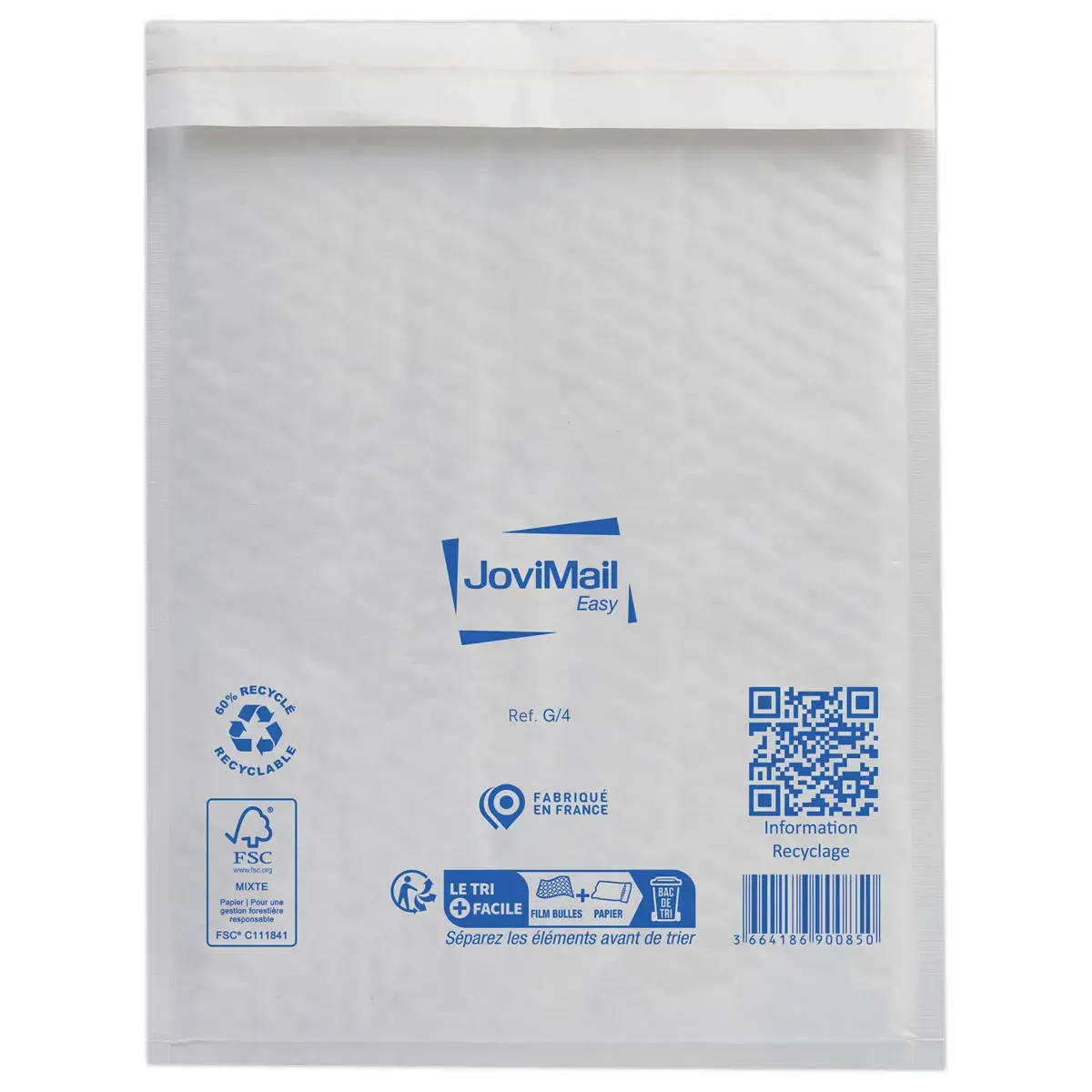 10 Witte gewatteerde omslagen met luchtkussens Sealed Air 240x330 mm