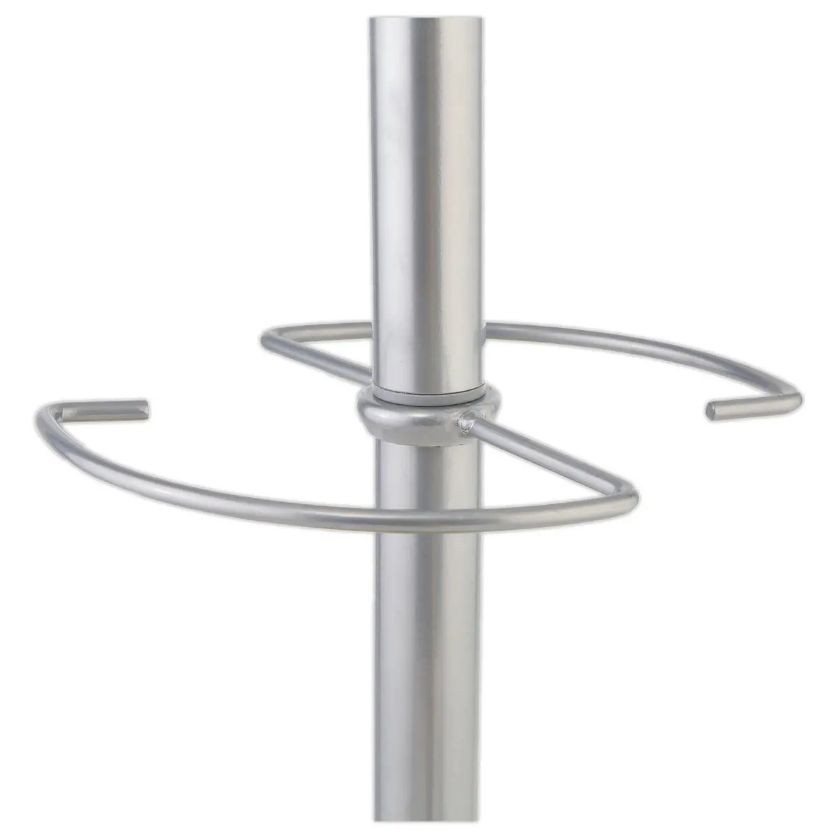 Festy kapstok - 5 hangers - Zilver - ALBA