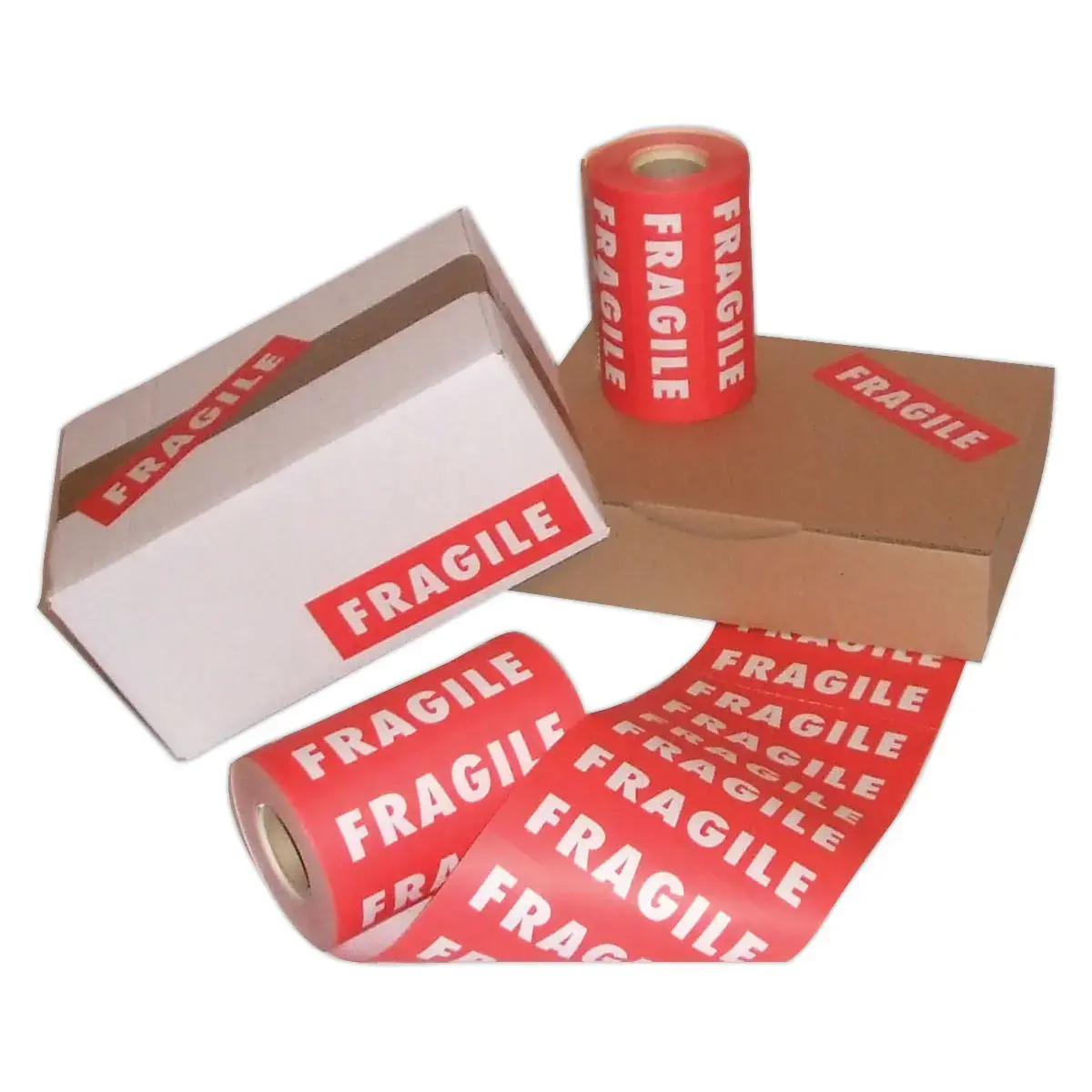 Rol 1 000 etiketten "Fragile" - L 150xH 42,5 mm