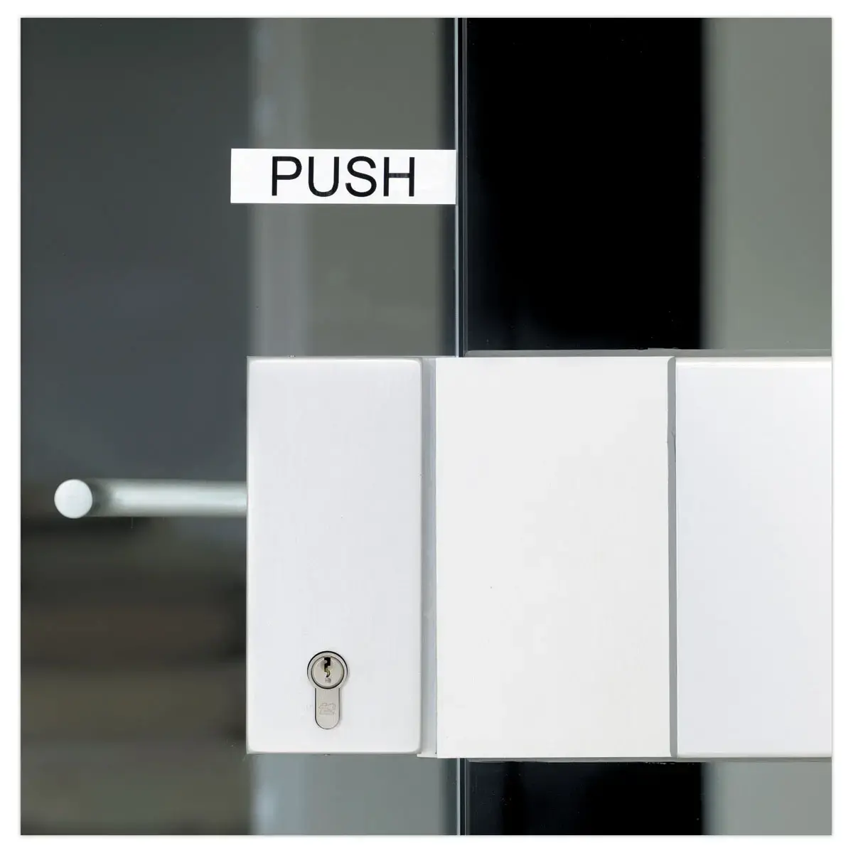 Tape witte etiketten voor labelmanager DYMO D1 - 24mm - Opdruk Zwart