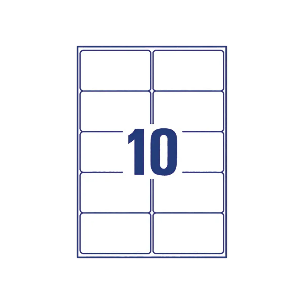 100 Vellen met 65 witte mini-etiketten - 38,1 x 21,2 mm - AVERY
