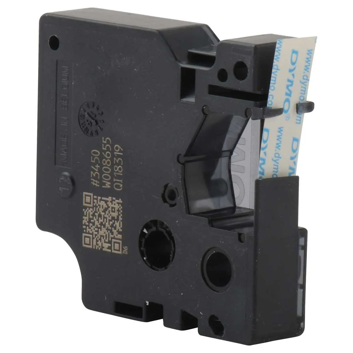 Tape DYMO D1 - 12mm - Opdruk Zwart/Ondergrond Wit