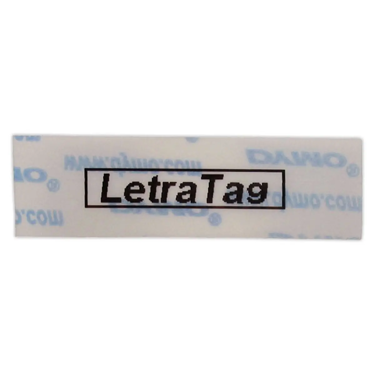 Transparante kunststof etiketten 1,2 cm voor de etiketteermachine Dymo Letratag 12267