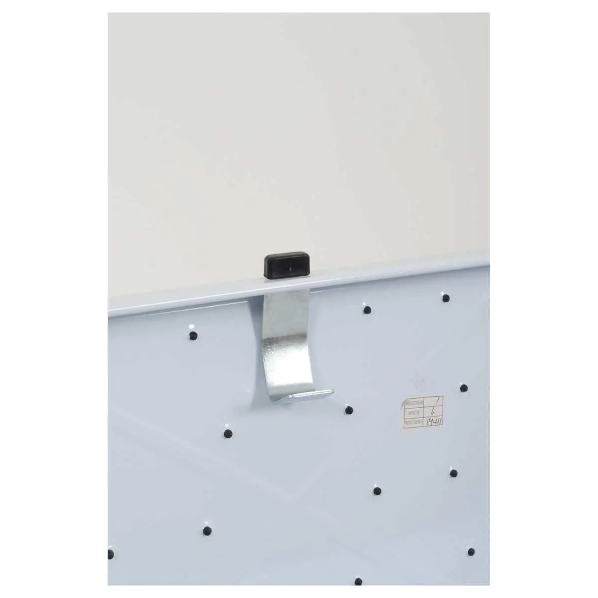 Opvouwbare trapladder 3 treden in epoxy wit gelakt staal 