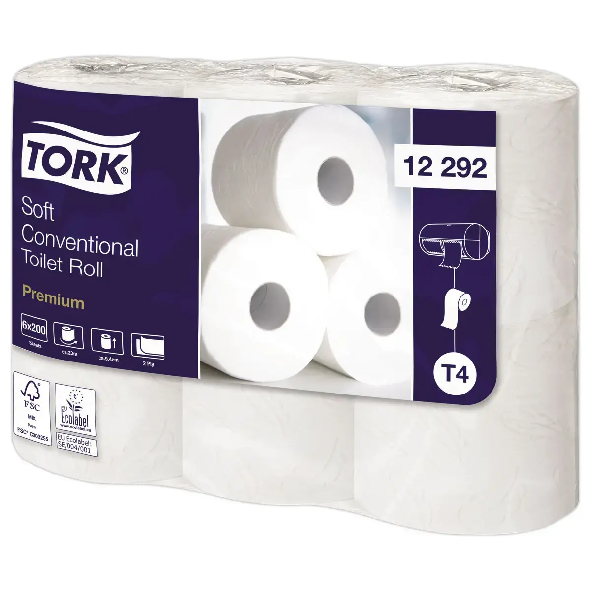 48 kleine rollen toiletpapier TORK Premium