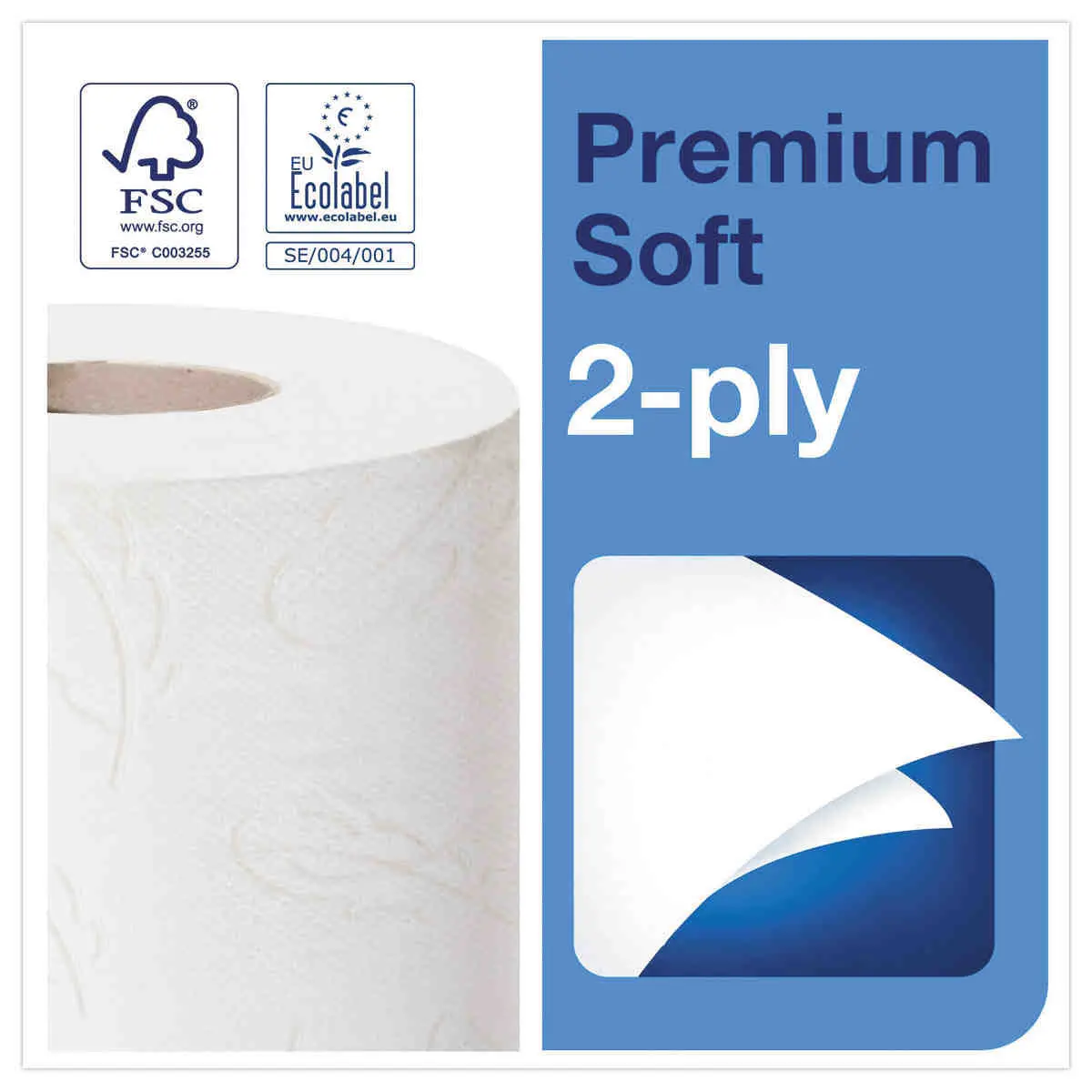 48 kleine rollen toiletpapier TORK Premium