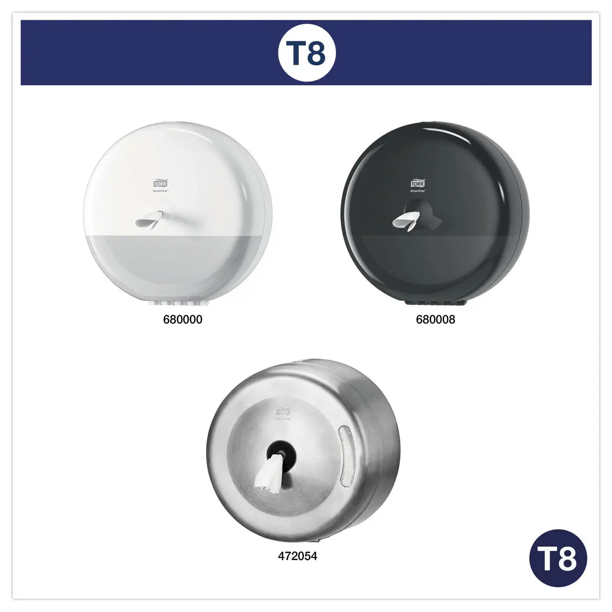 6 Toiletpapierrollen voor Tork SmartOne dispenser - TORK