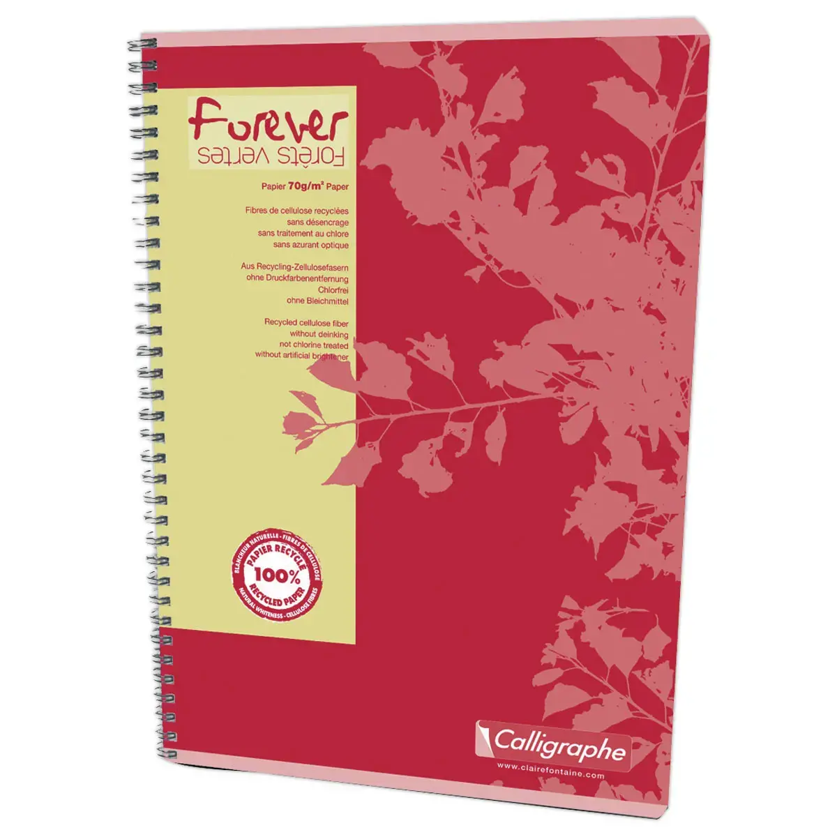 Gerecycleerd schrift A4 "Forever"  - 5x5 - 70g - CALLIGRAPHE 