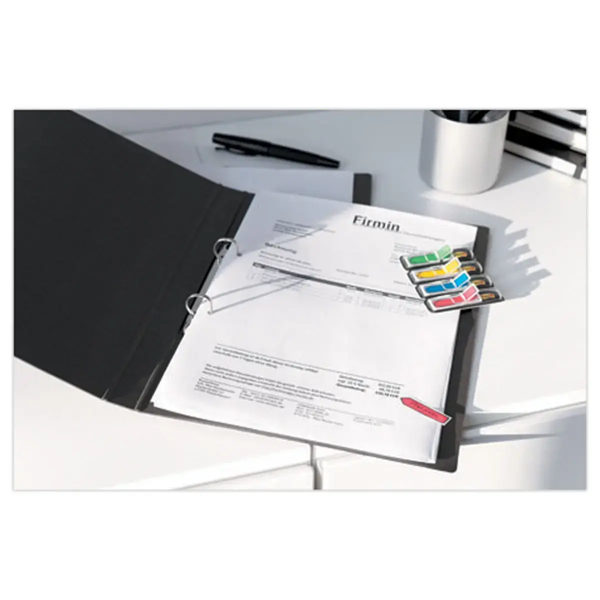 POST-IT&reg; Dispensers met elk 24 zachte indextab-bladwijzers pijlen 
