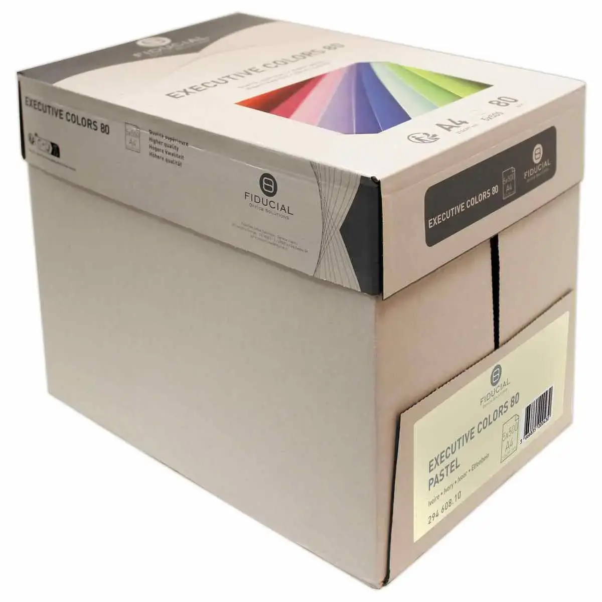 Riem pastelkleurig papier A4 Executive Colors 80g - kraftbruin - FIDUCIAL