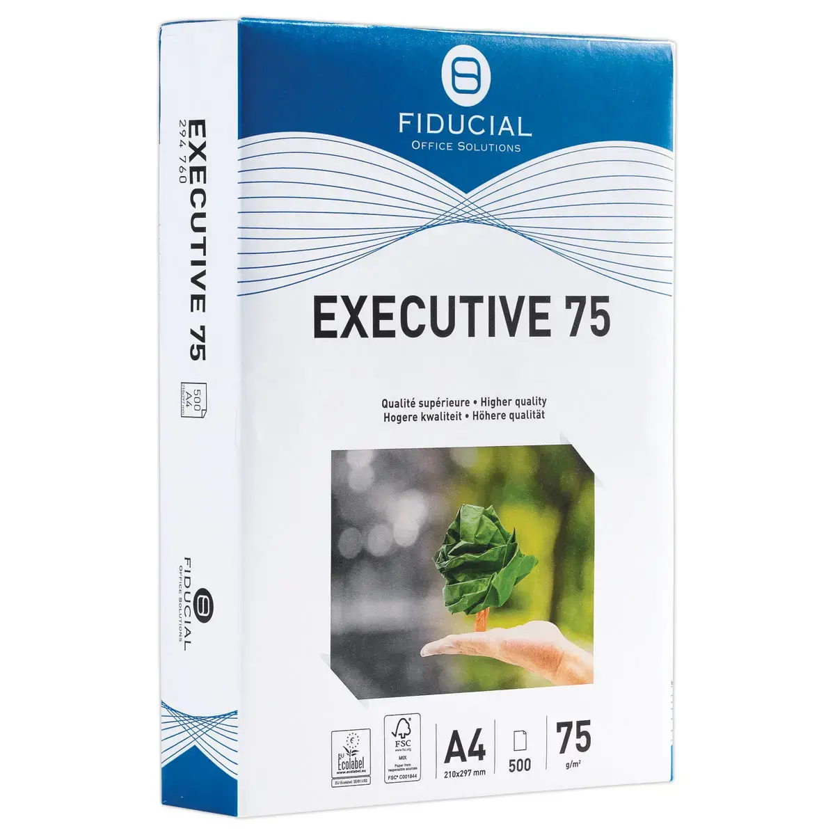 5 Verpakkingen van 500 vellen wit A4 75g EXECUTIVE 75