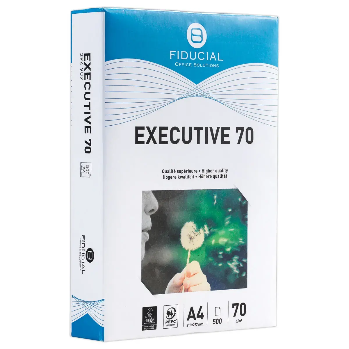 5 pakken 500 vellen wit papier EXECUTIVE70 FIDUCIAL - A4