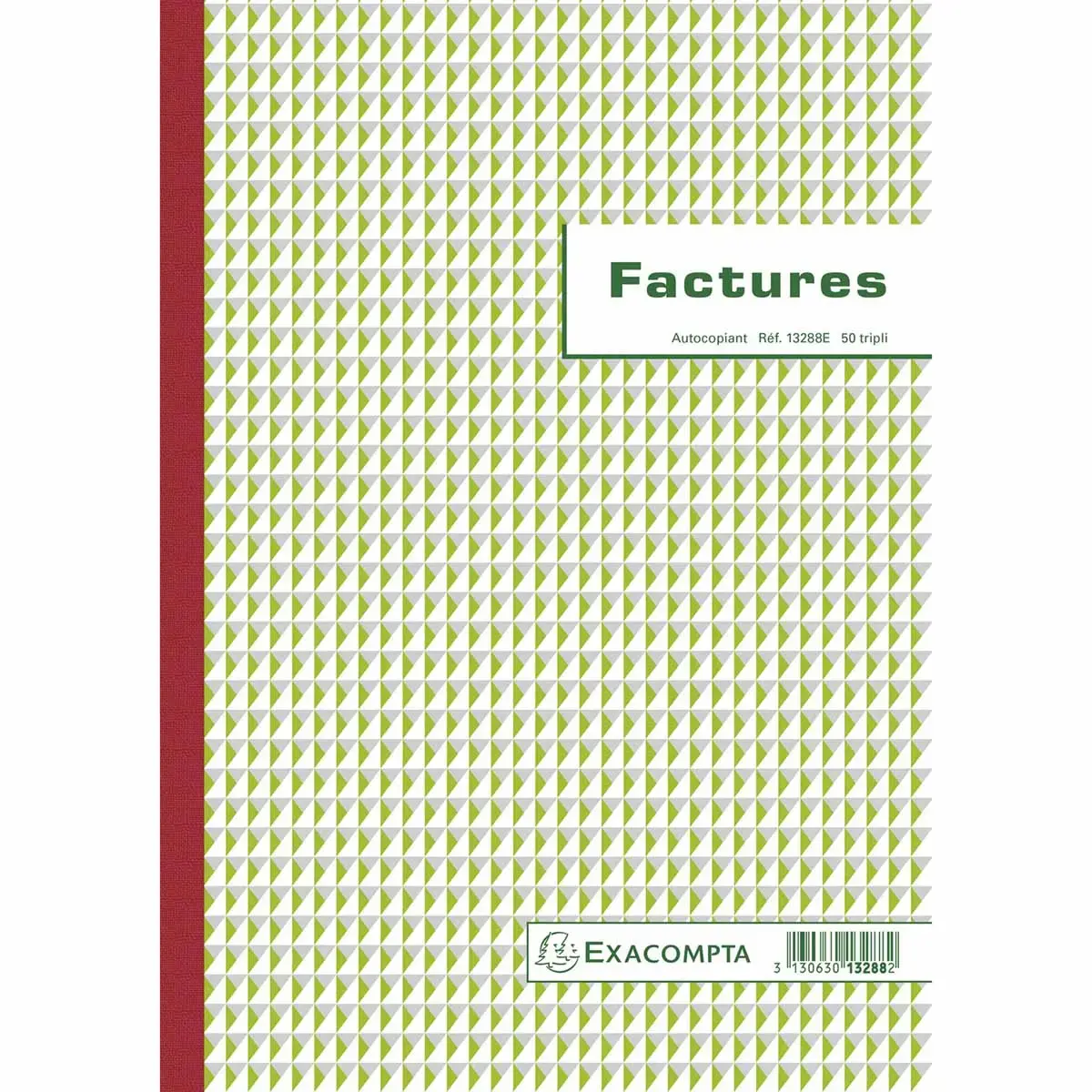 Bedrukte registers (Factures) 50 exemplaren triplo 21x29,7