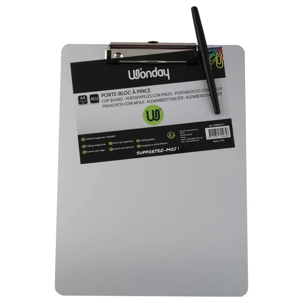 Klembord A4 pvc 