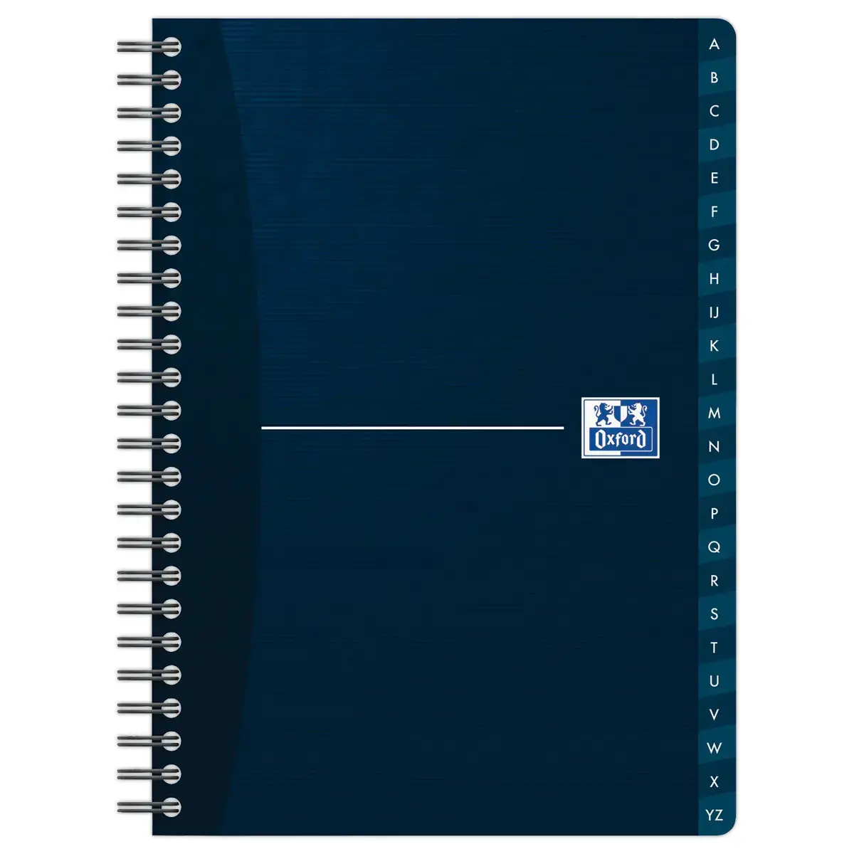 Spiraalgebonden register OXFORD OfficeA5 - gelijnd 7mm - 90g - 180p