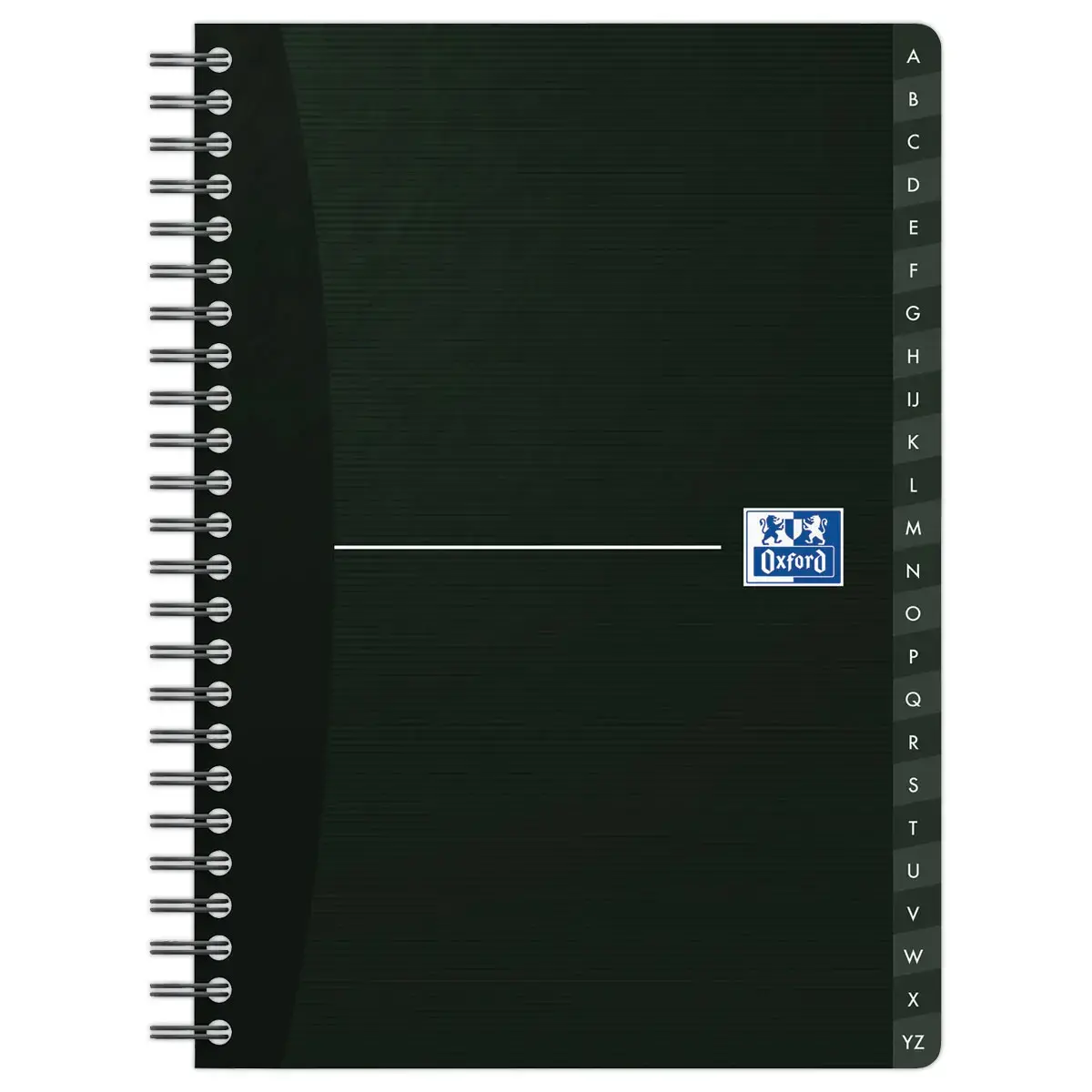 Spiraalgebonden register OXFORD OfficeA5 - gelijnd 7mm - 90g - 180p