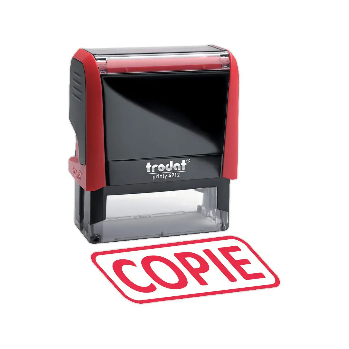 Commerci&euml;le stempel TRODAT Xprint "Copie" - Rood 