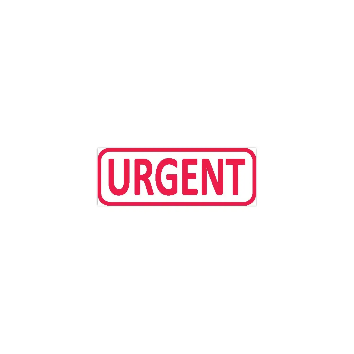 Stempel Xprint "Dringend" - Rood 