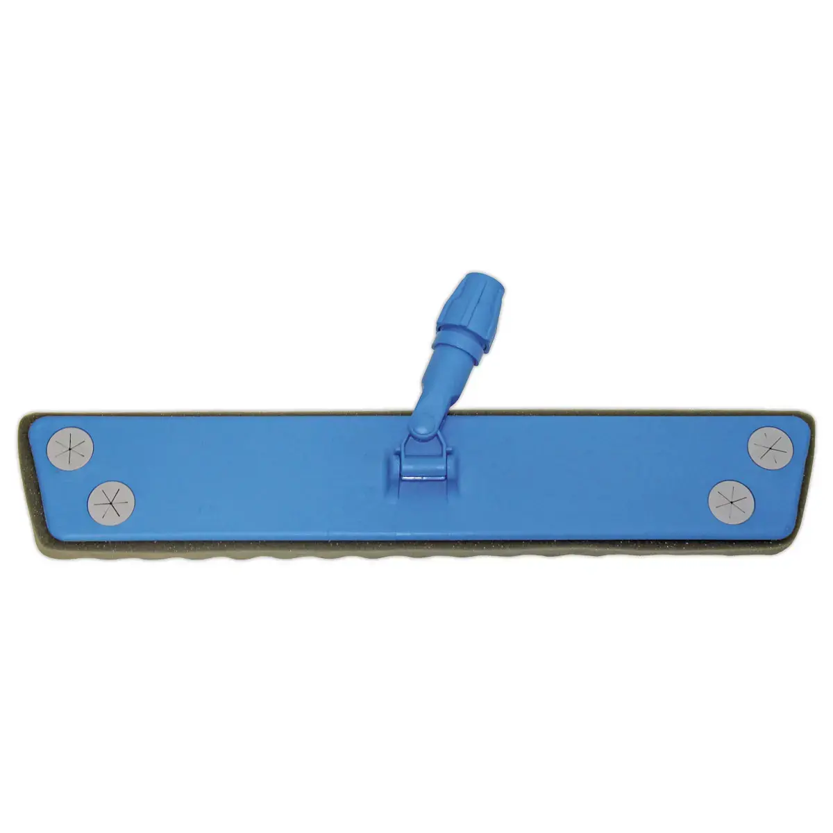 Trapeziumvormige bezemstok met rubberzool L 60 cm - vloerreiniging