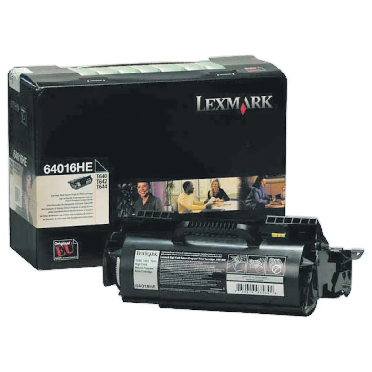 Toner LEXMARK zwart HC 64016HE