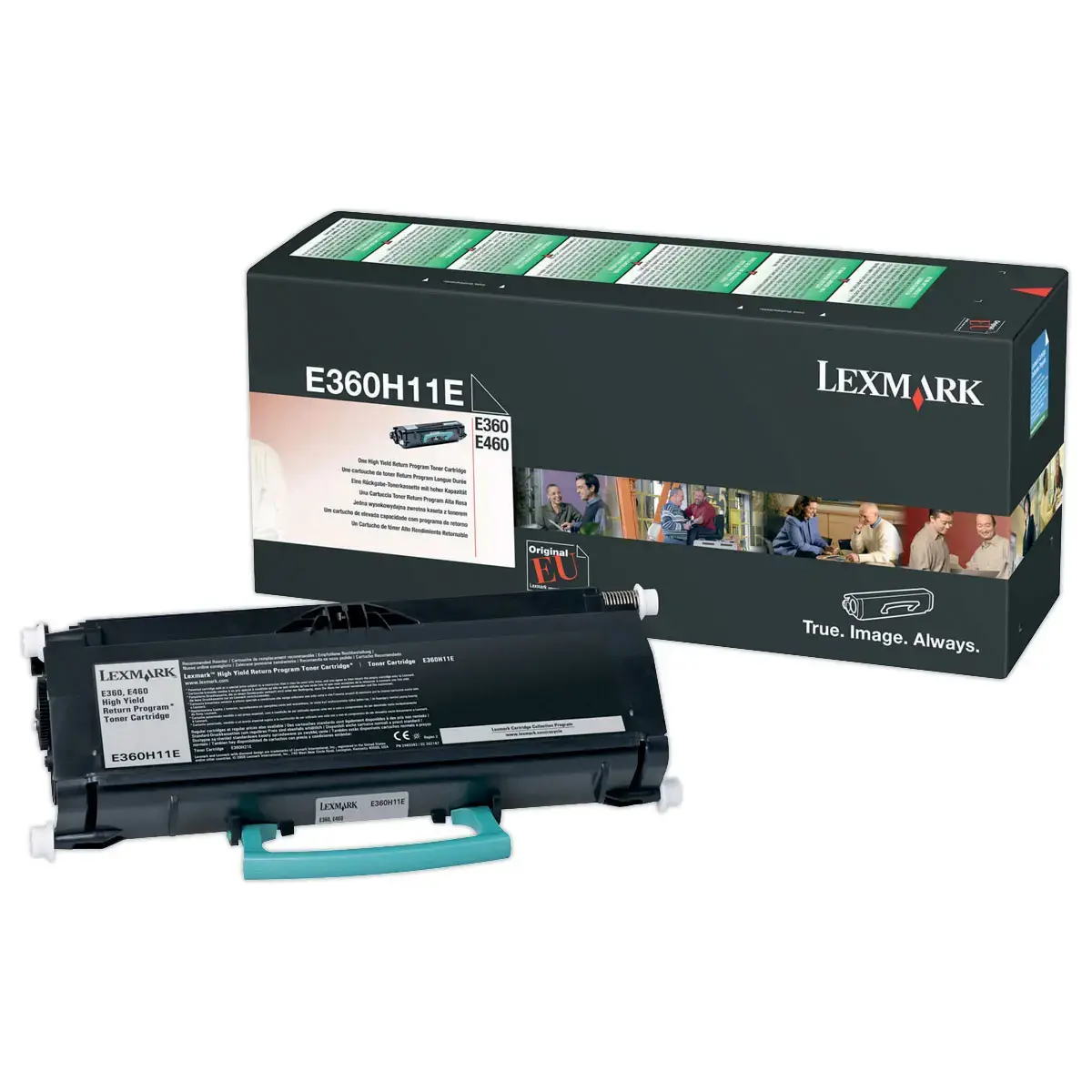 Toner LEXMARK zwart HC E360H11E