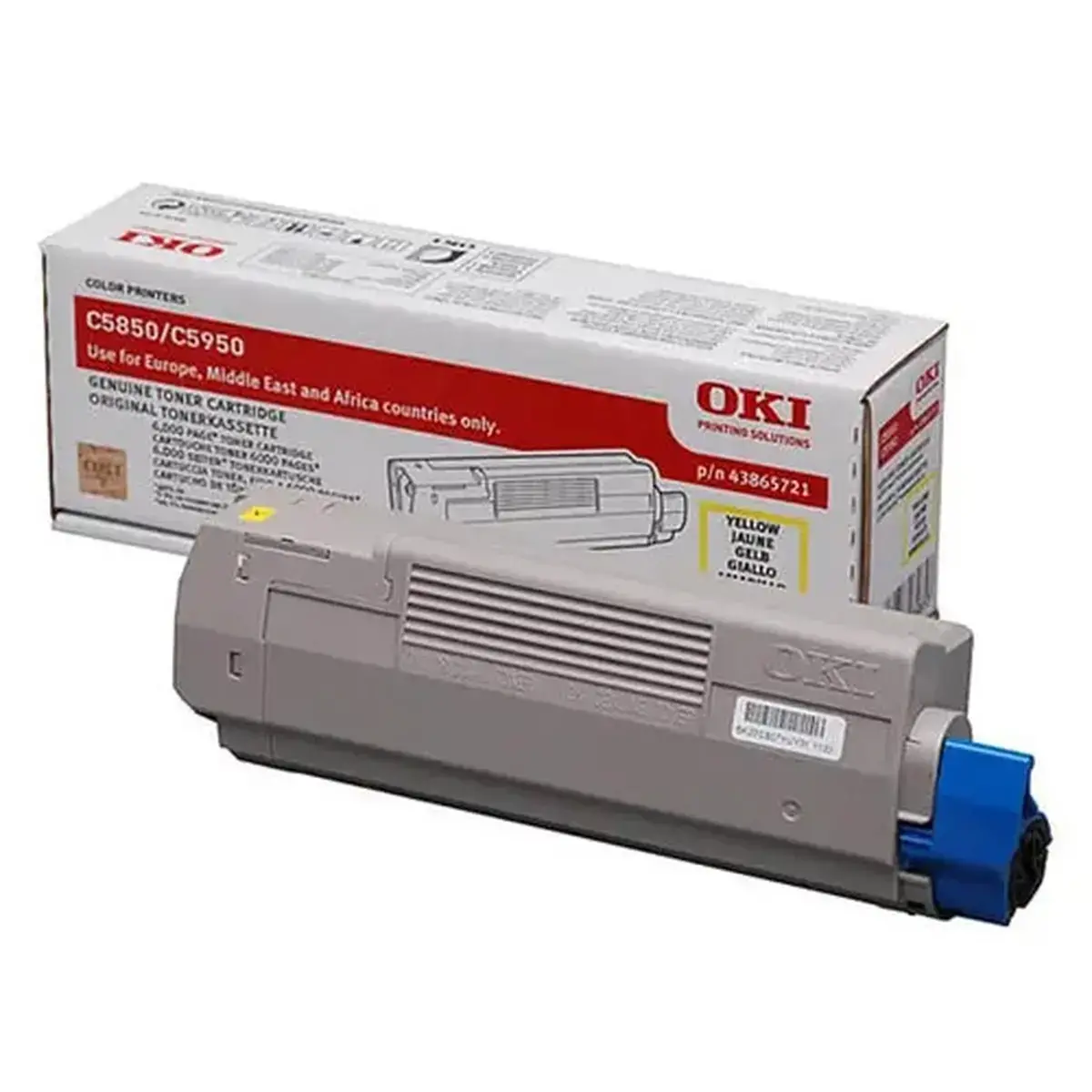 Toner OKI C5850 5950MFP geel