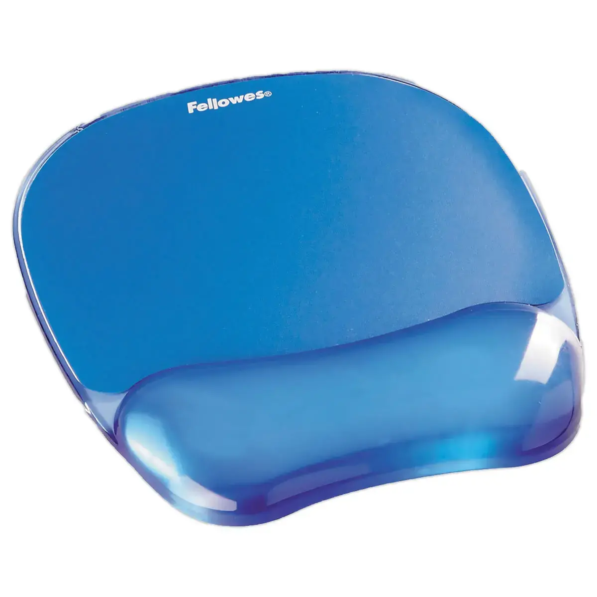 Gel muismat FELLOWES Crystal - blauw