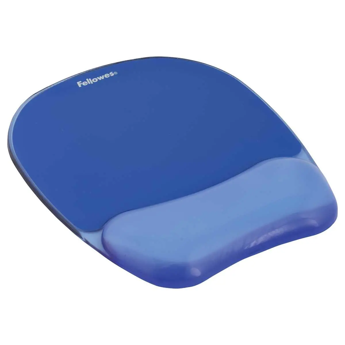 Gel muismat FELLOWES Crystal - blauw