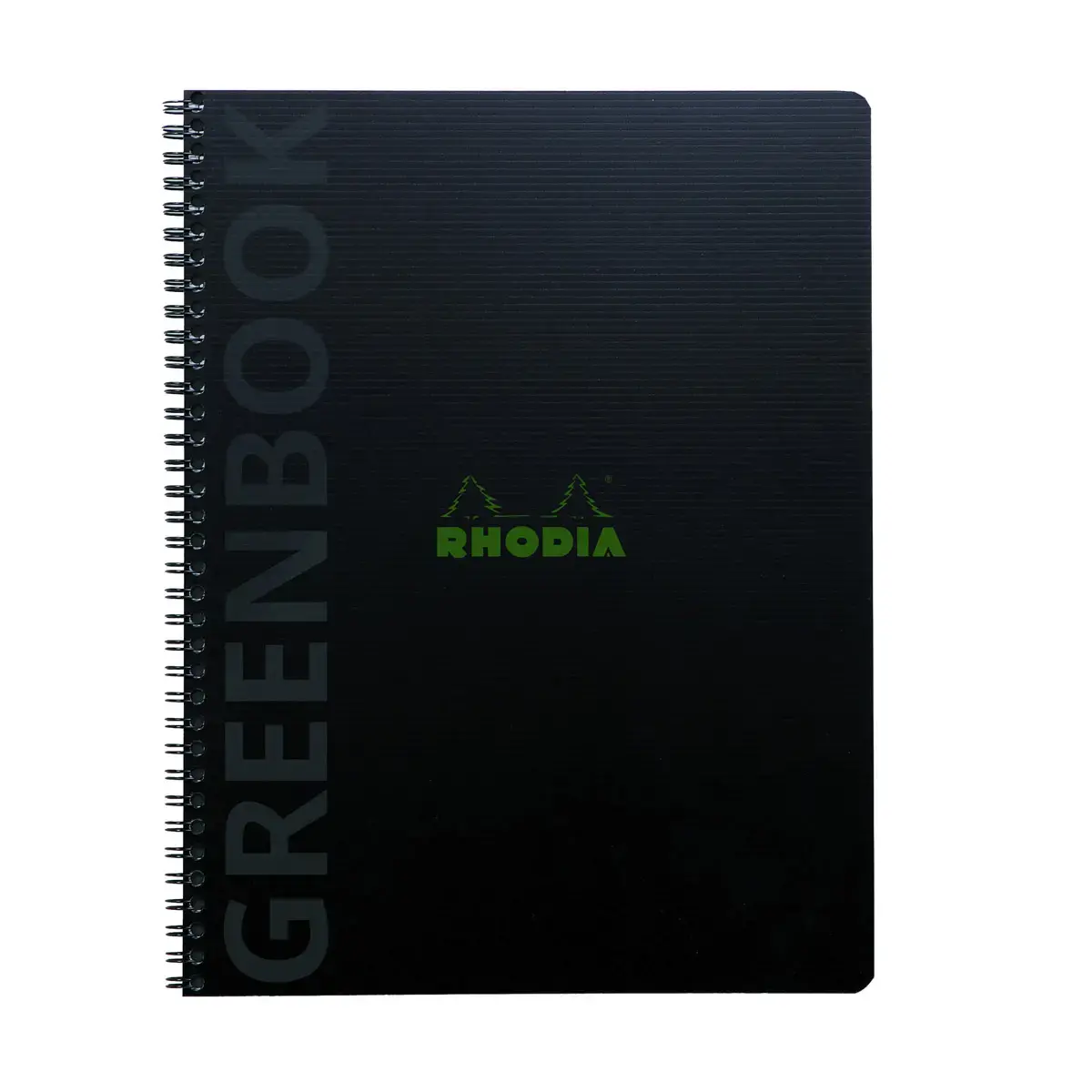 4 Notitieboekjes van gerecycled polypropyleen + 1 gratis - 160 pagina's - A4+ 5x5 - Zwart - Rhodia 