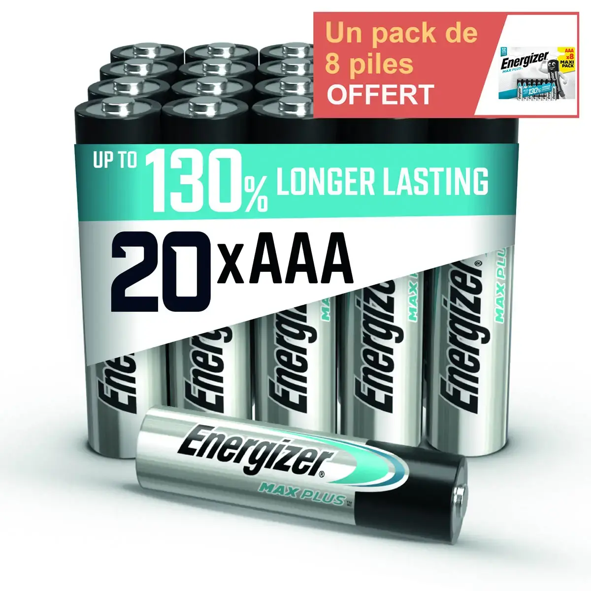 40 Alkalinebatterijen LR3 (AAA) Max Plus - Energizer