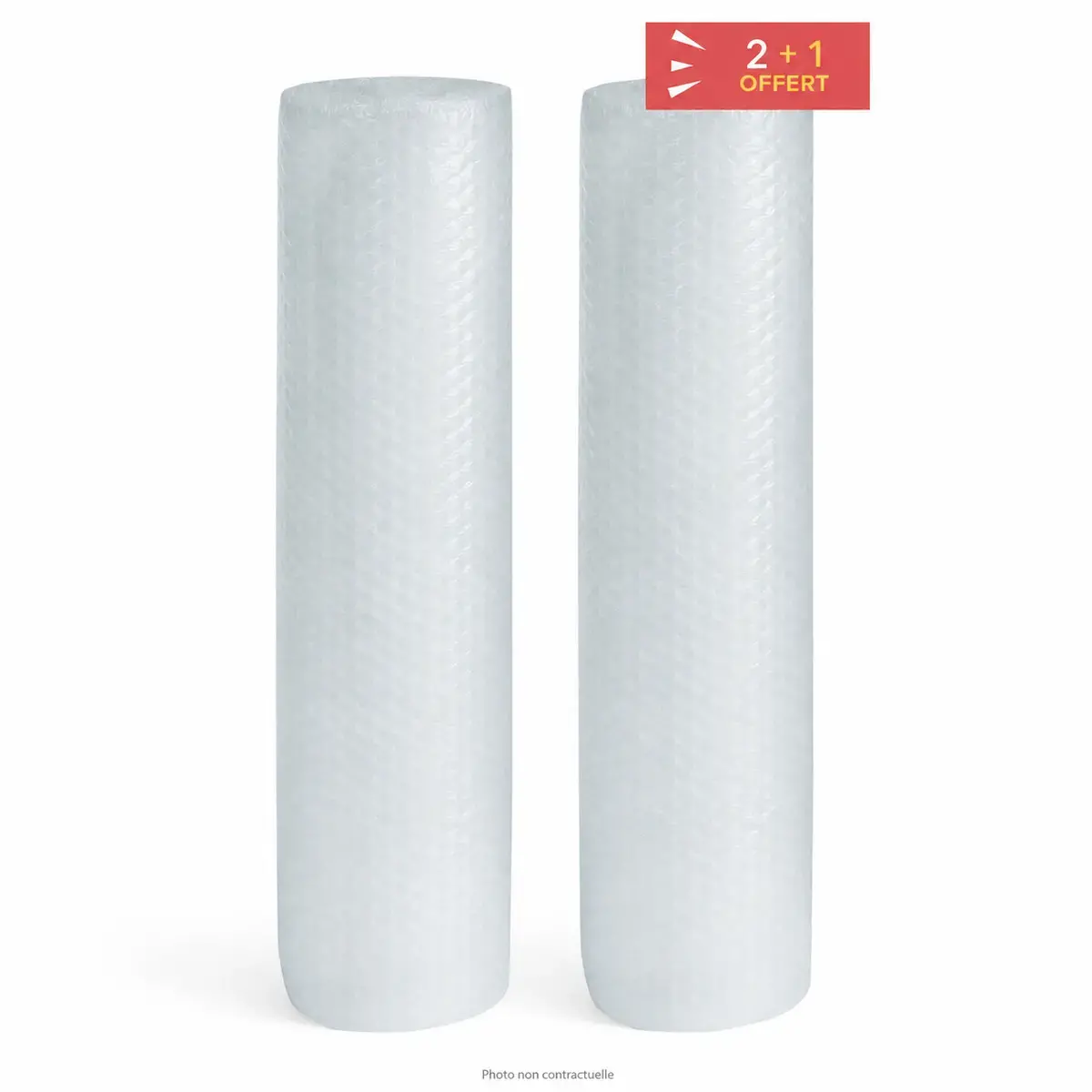 2 Rollen noppenfolie + 1 gratis - 0,5 x 3m - Jovibulle 