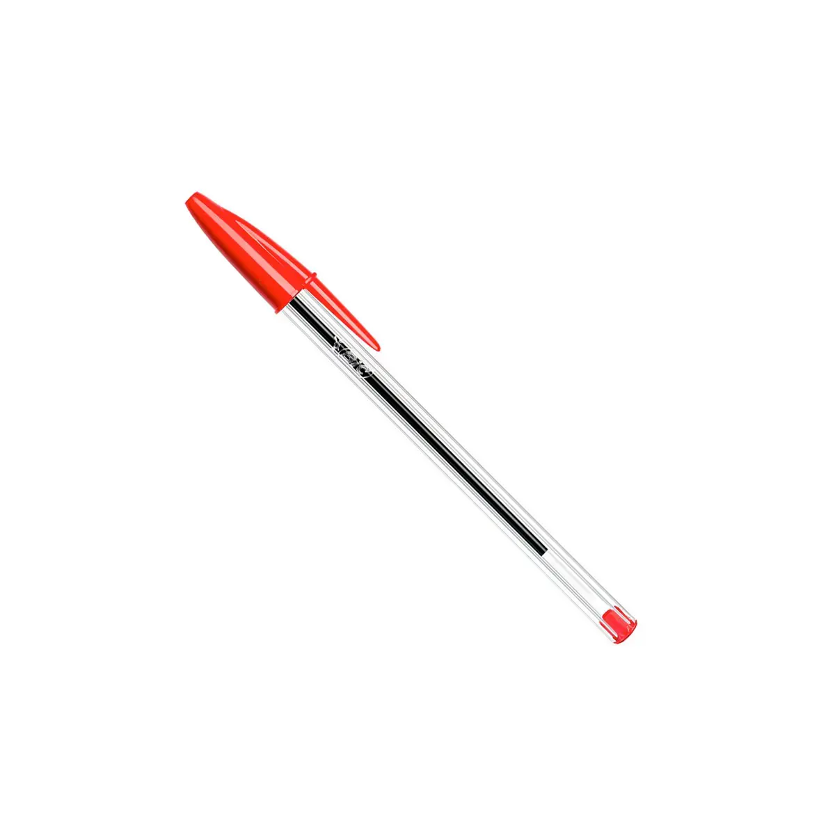 50 BIC Cristal balpennen - Medium schrijfbreedte - Rood