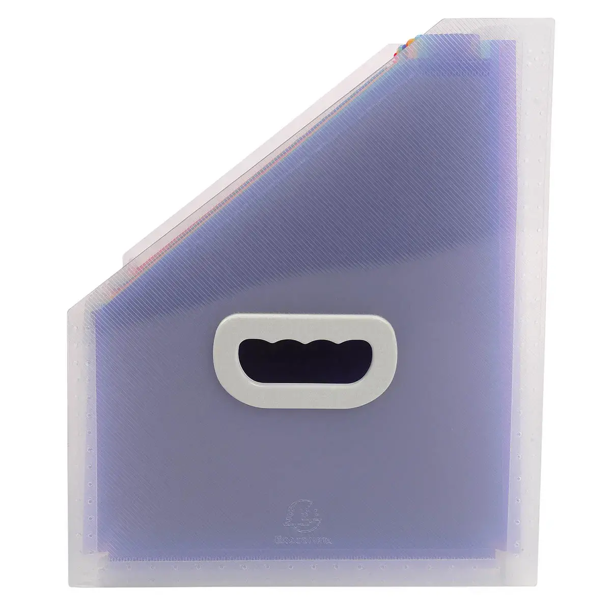 Tijdschriftenhouder met 12 vakken Crystal - Cristal - Exacompta
