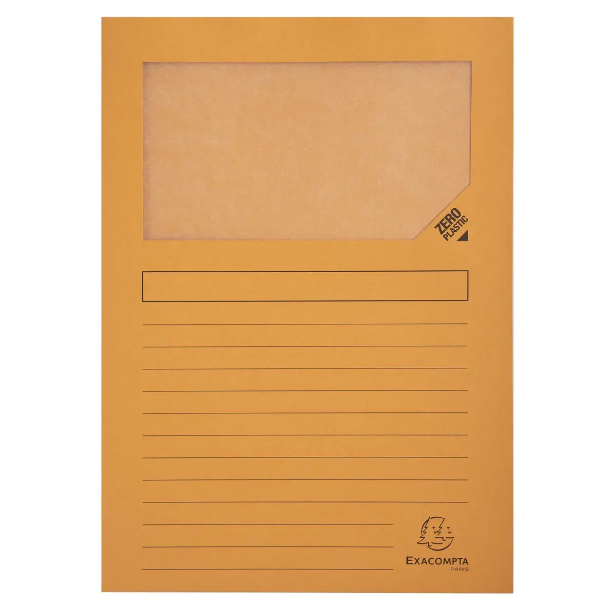 Pak van 25 Forever® venstermappen 120 g/m² - 22 x 31 cm - Oranje - Exacompta