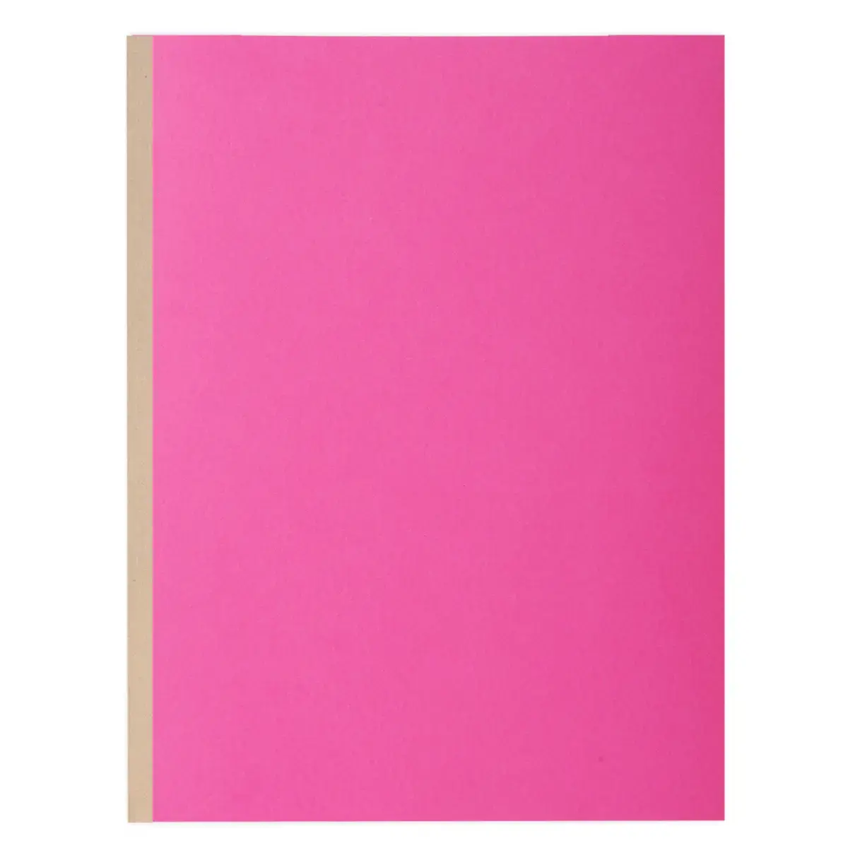 Pak van 10 rugvouwmappen met canvas rug ROCK'S 320 g/m2 - 24 x 32 cm - Roze - Exacompta 