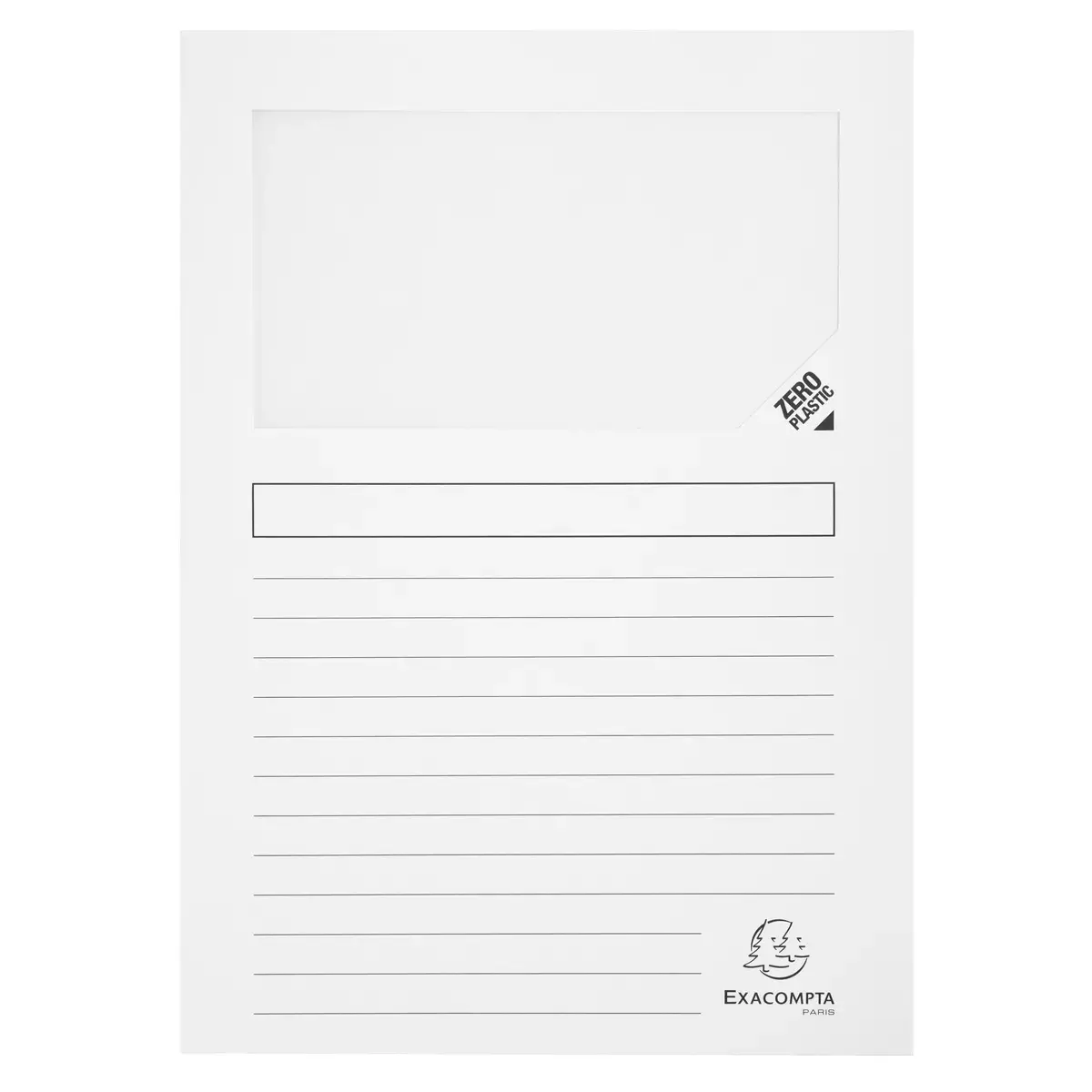 Pak van 10 vensterhoezen SUPER 160 g/m2 - 22 x 31 cm - Assortiment kleuren - Exacompta 
