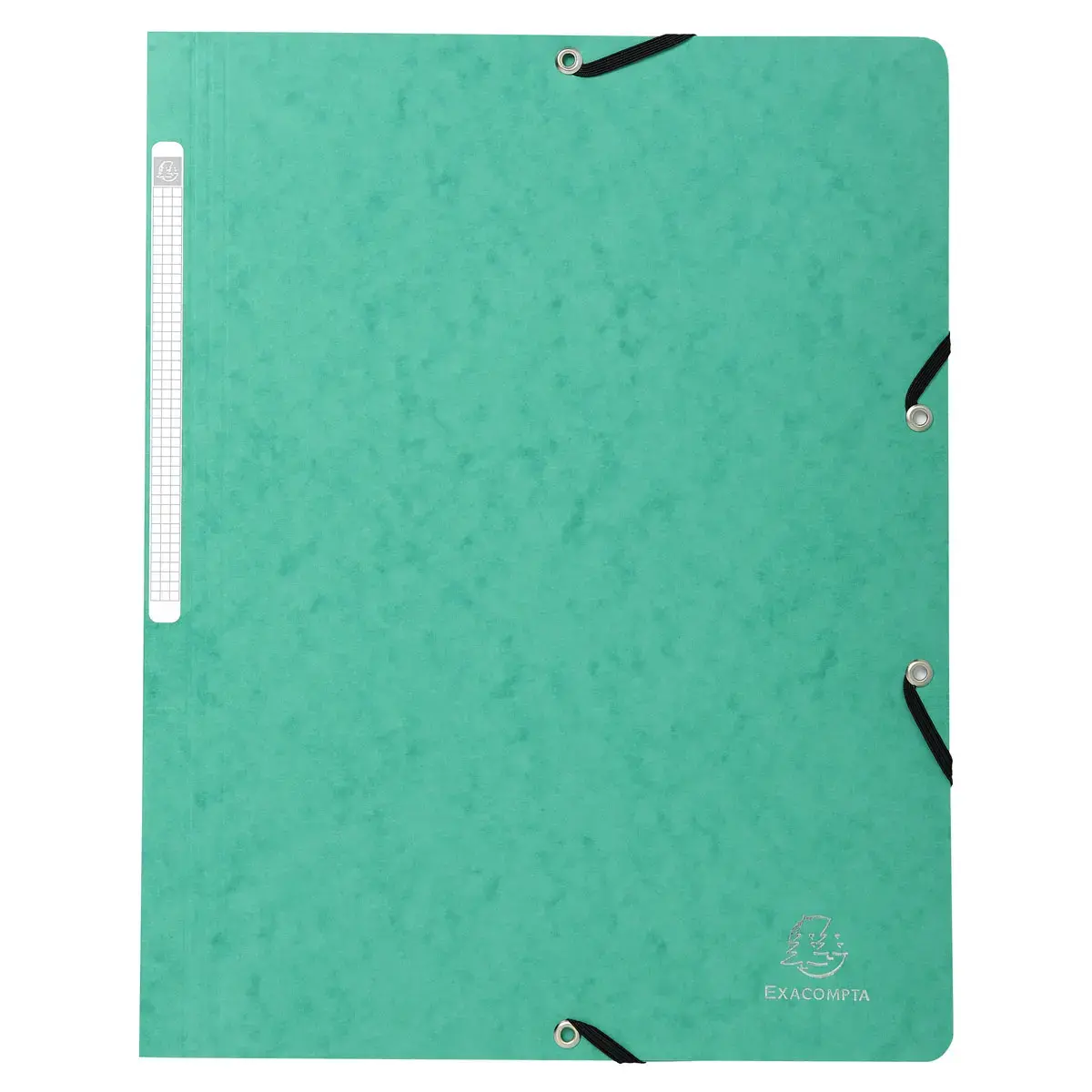 Elastisch hemd zonder klep glanzende kaart 355g/m&sup2; - A4 - Groen - Exacompta 