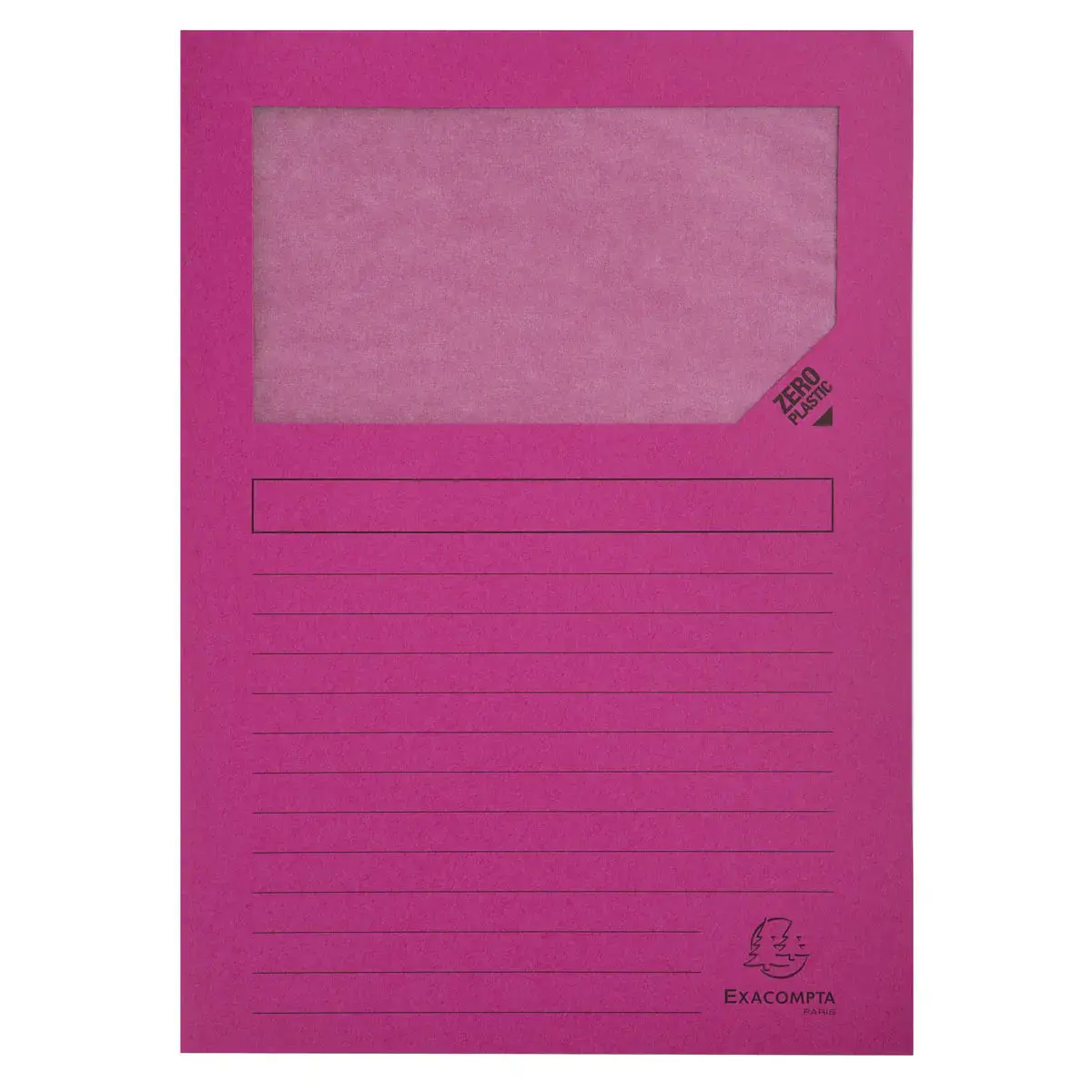 Pak van 100 venstermappen Forever&reg; - 22 x 31 cm - Fuchsia - Exacompta 