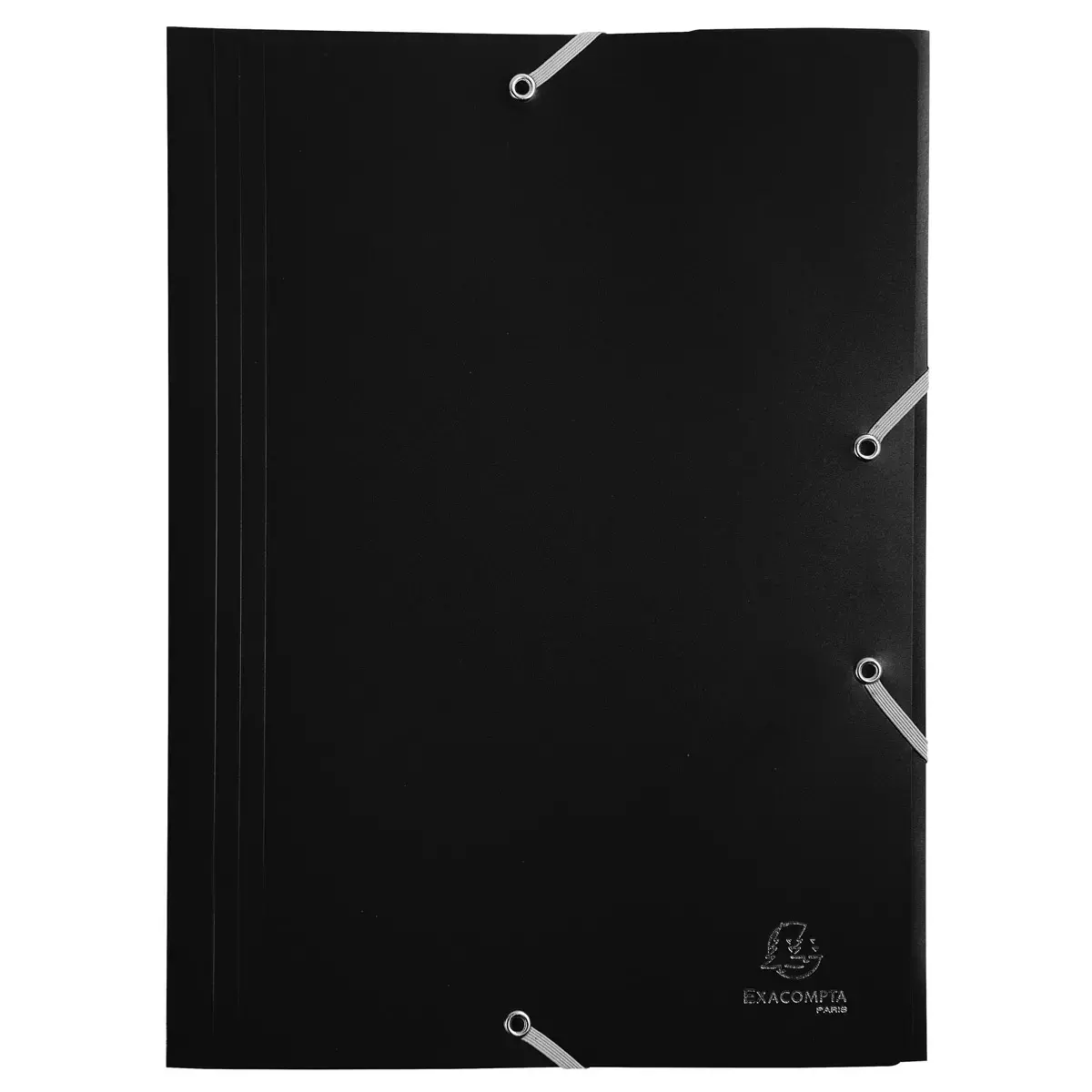 Elastomap PP opaak 3 klep zwart