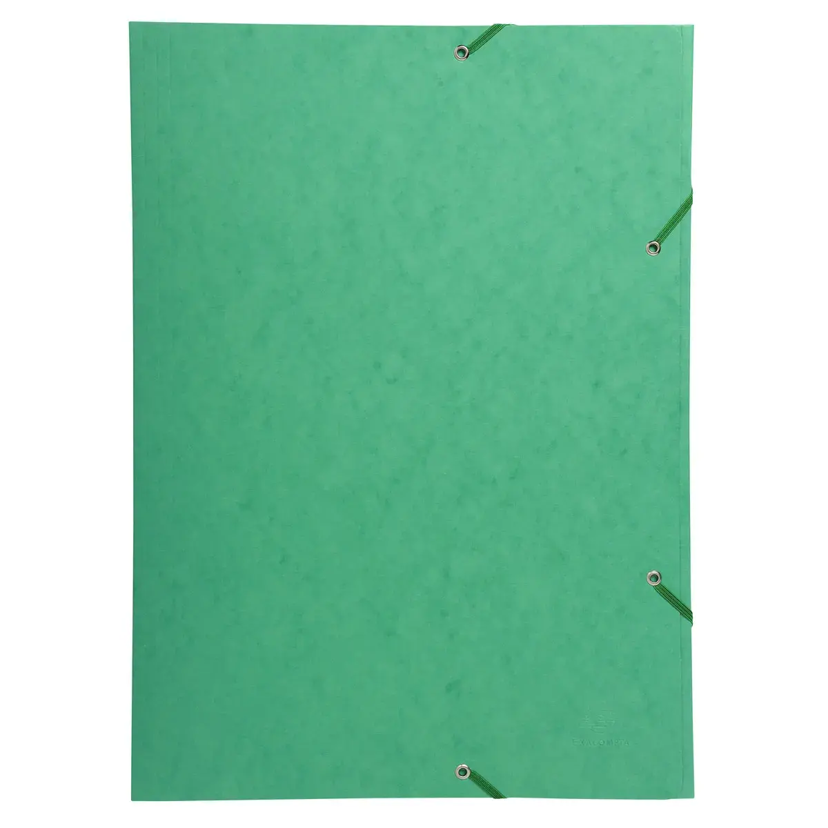 Elastische overhemdmap met 3 kleppen, glanzende kaart 600 g/m&sup2; - A3 - Groen - Exacompta 