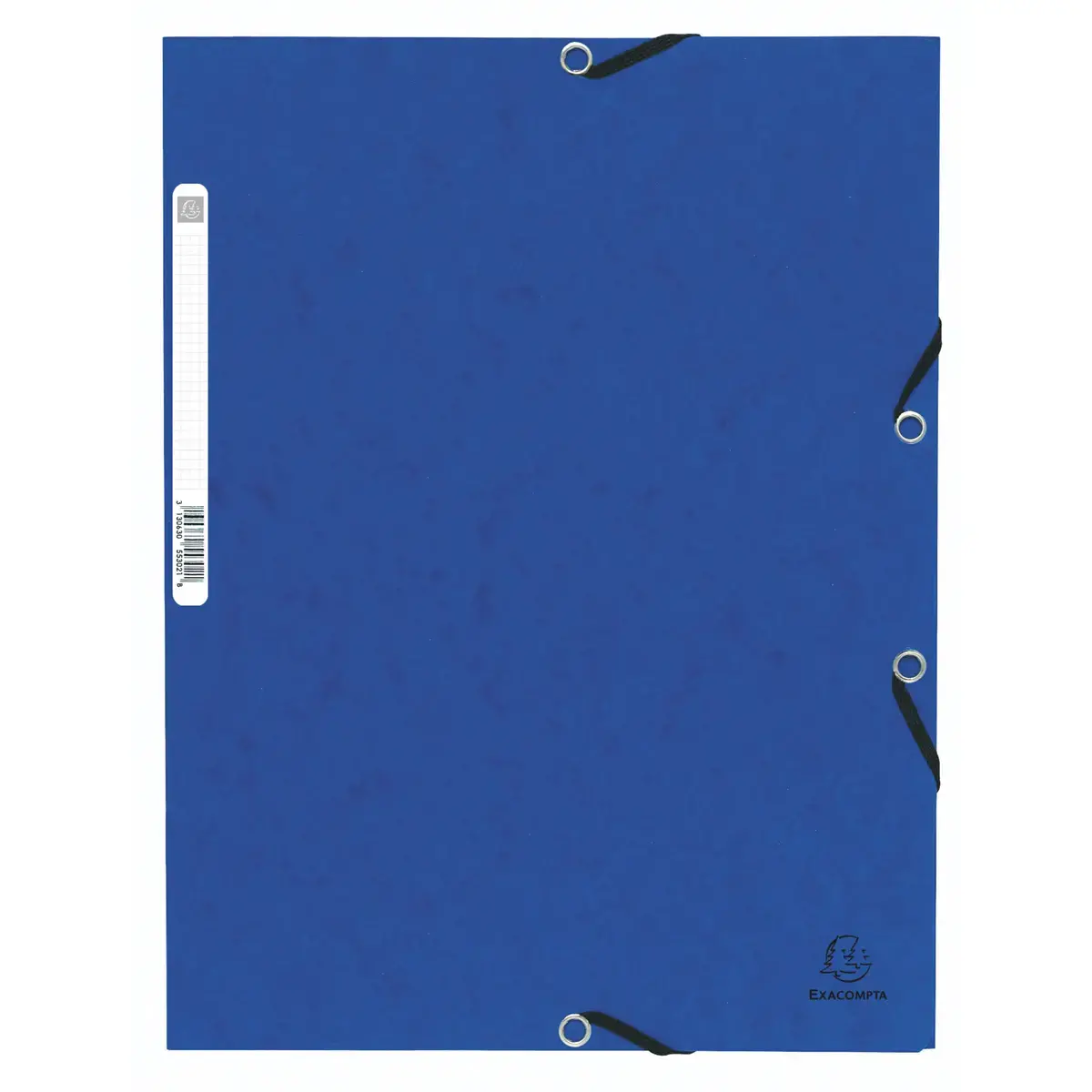 Elastomap glanskarton 355 3 klep blauw 