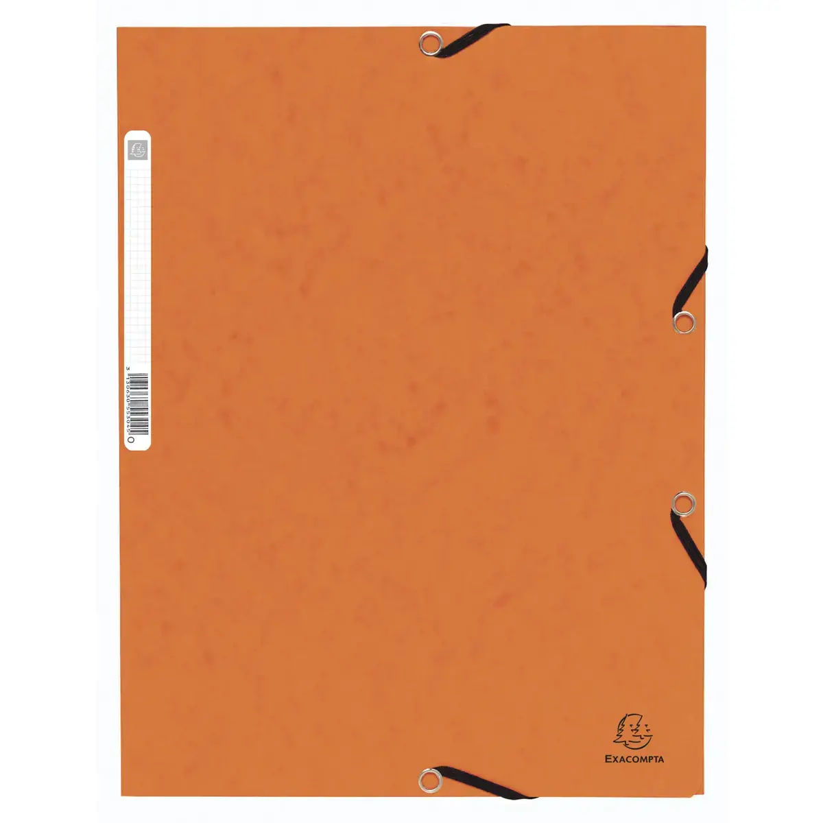 Elastomap glanskarton 355 3 klep oranje
