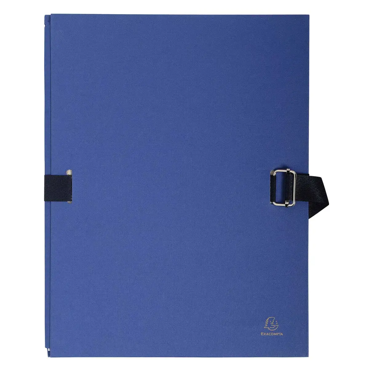 Rekbare rugmap papier 24 x 32 cm - per 5 verpakt - Donkerblauw - Exacompta
