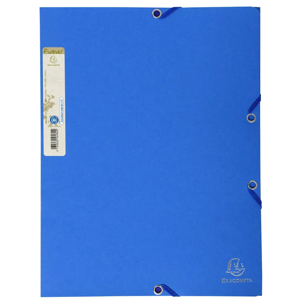 Elastomap FOREVER 3klep recyc.krt blauw