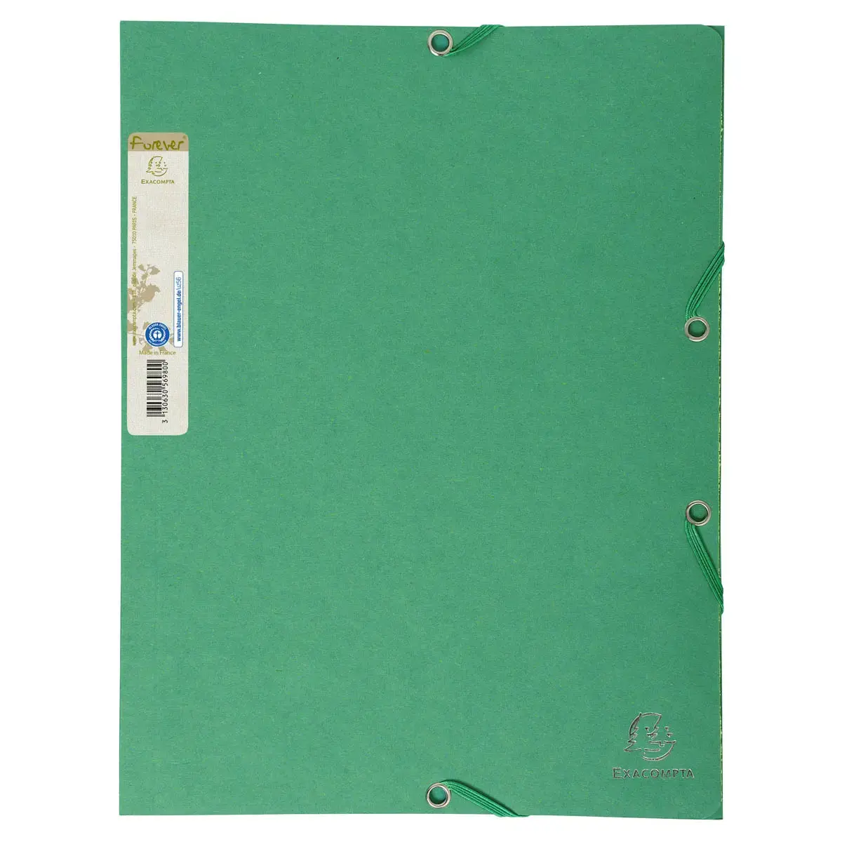 Elastomap FOREVER 3klep recyc.krt groen