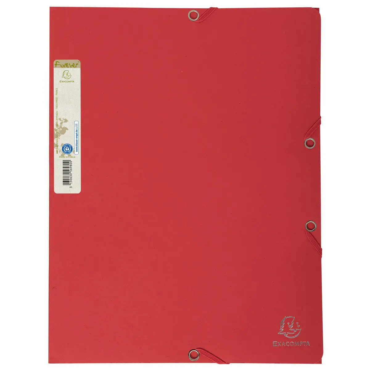 Elastomap FOREVER 3klep recyc.krt rood