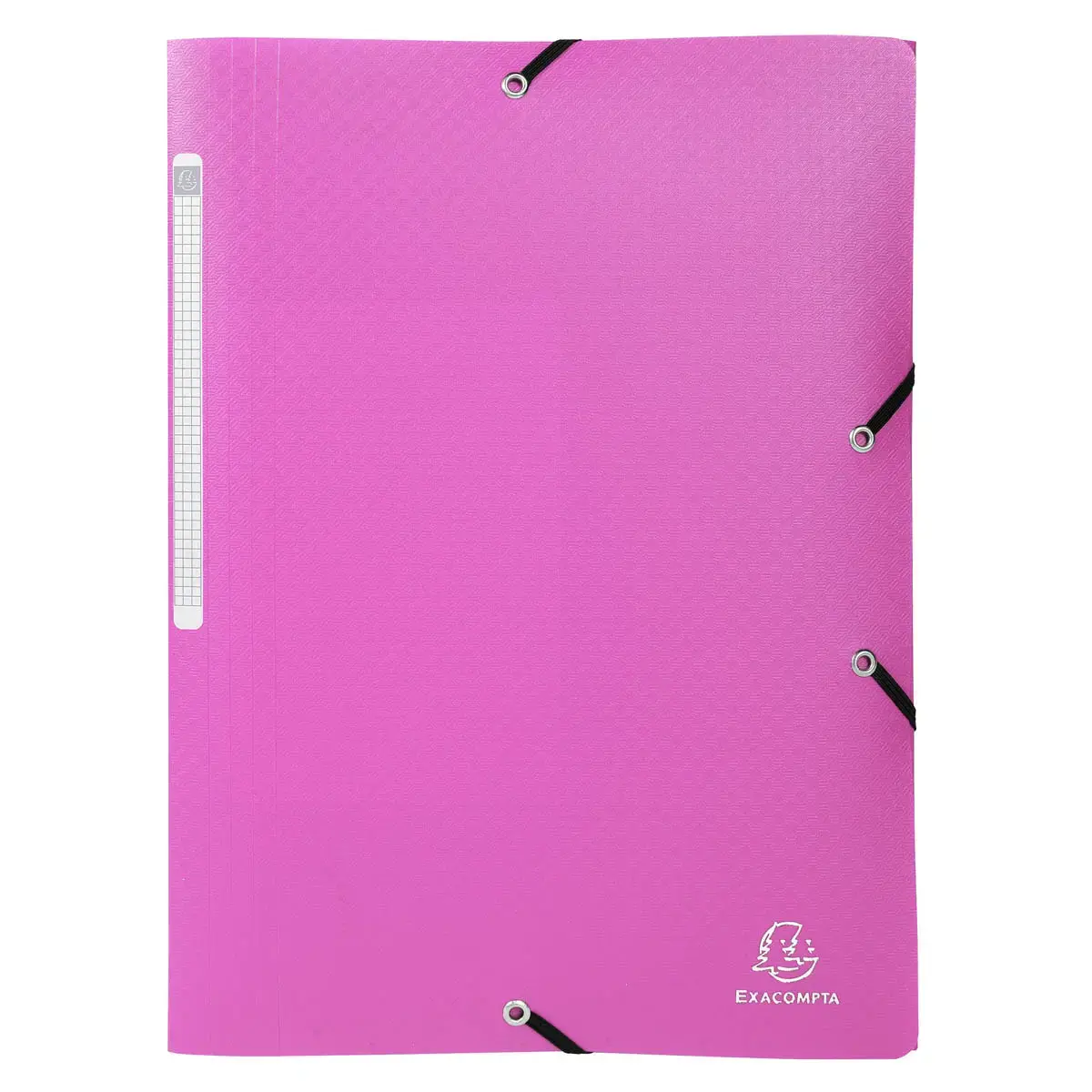 Elastomap 3klep A4 PP 0,5mm OPAK roze 