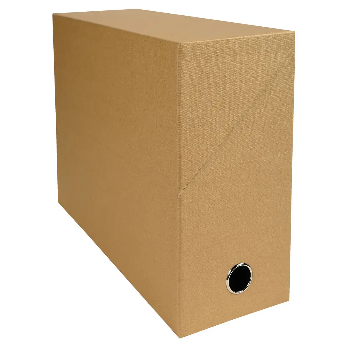 Doos voor overdracht Rug 120 mm gelijmd papier - Havana - Exacompta 