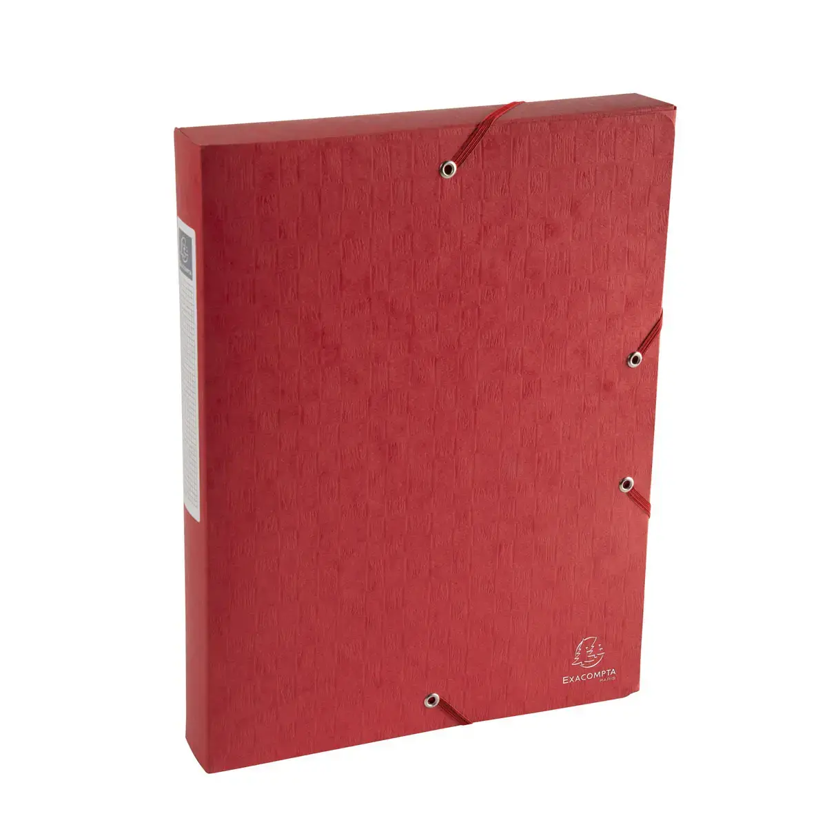 Opbergdoos Exabox Rug 40 mm Glanzend karton Scotten - A4 - Rood - Exacompta