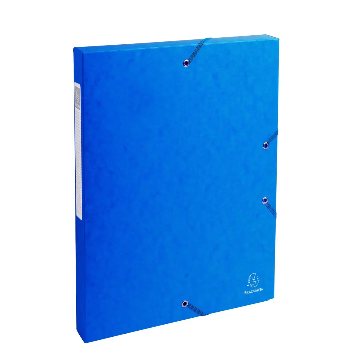 Klasseerdoos glansk. rug 25mm  A4 blauw 